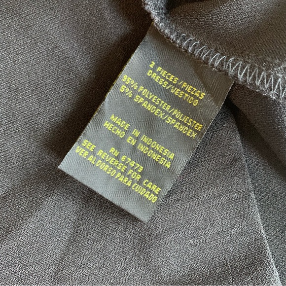 DN Design Vintage Black 2-Piece Dress & Jacket Set - Picture 9 of 14